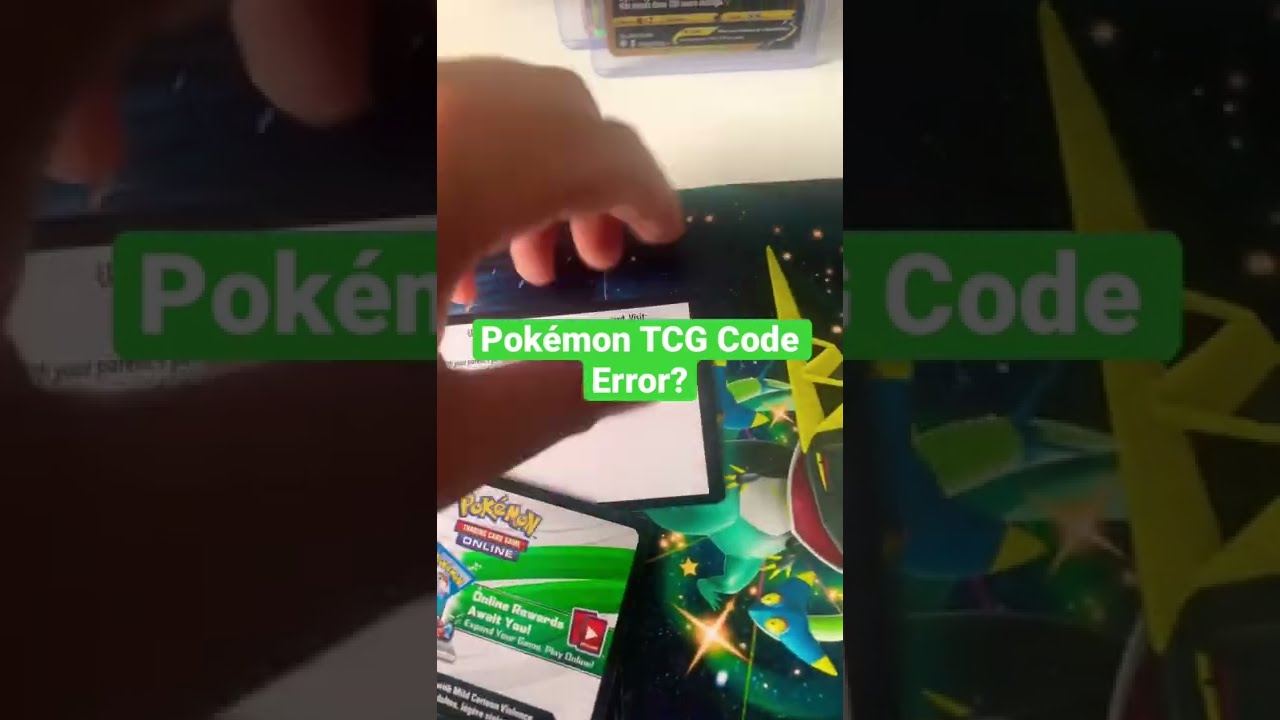 Pok&eacute;mon TCG Code Error! #Error #Mistake #Blank #Pokemon #Cards #TCGPlayer #Cool #Code #Fake #Unfair
