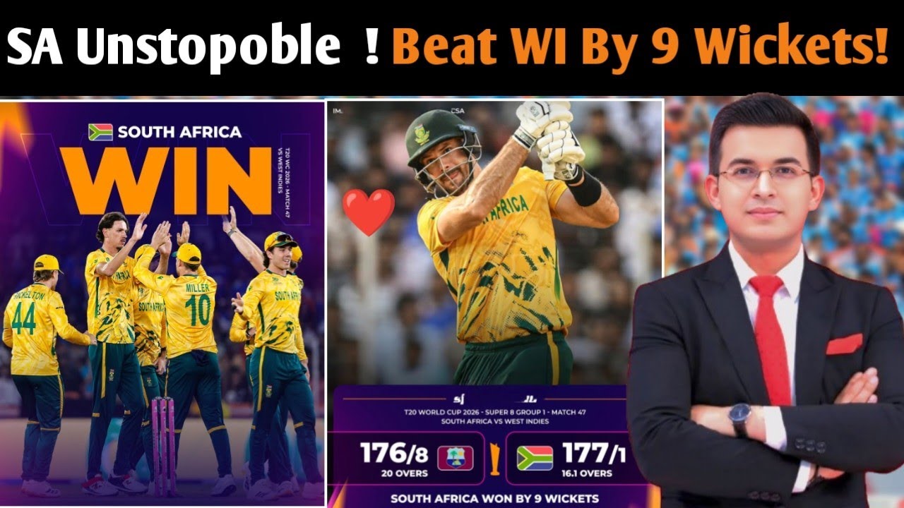 South Africa Dominate West Indies!  Markram&rsquo;s Captain Knock | Semi Final Race Gets Intense |