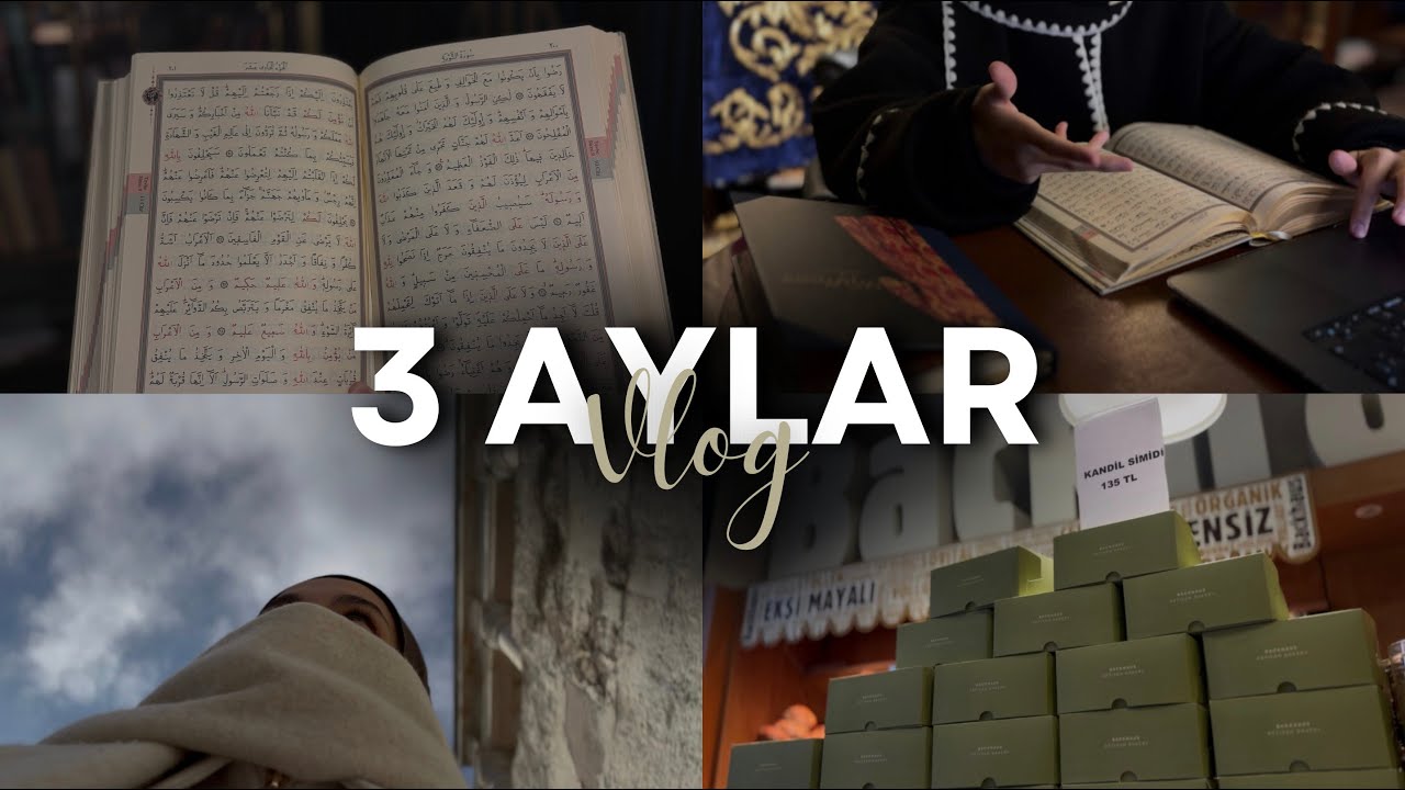 ÜÇ AYLAR VLOG I Miraç Kandili I Aileme Hediye I Şaban Ayı Hedeflerim