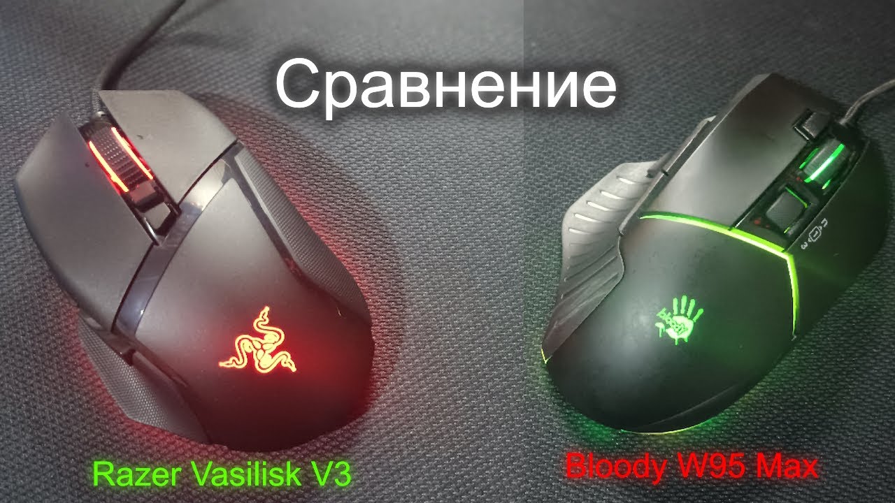 Стоит ли брать RAZER BASILISK V3 Когда есть Bloody W95 MAX?