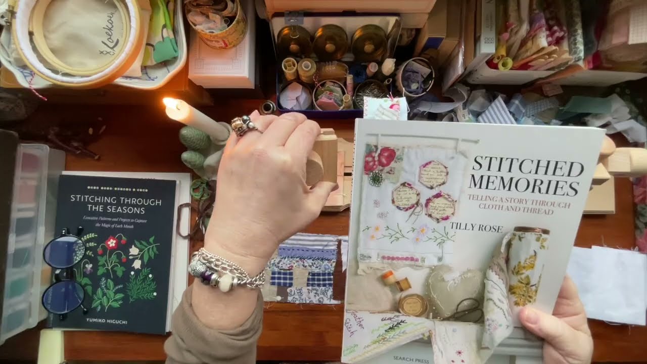 Sy og sludder #7 lidt om tråd og slowstitching en diciplin jeg synes er super hyggelig