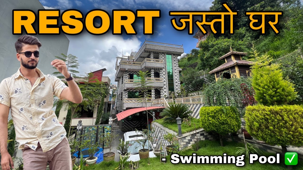 Resort style house on sale at Budhanilkantha | Full Tour | Lalpurja Nepal | Sanjay Nepal