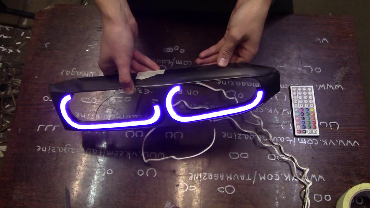 Led Angel Eyes Mitsubishi Galant by TAU tech Светодиодные Ангельские Глазки Митсубиси Галант