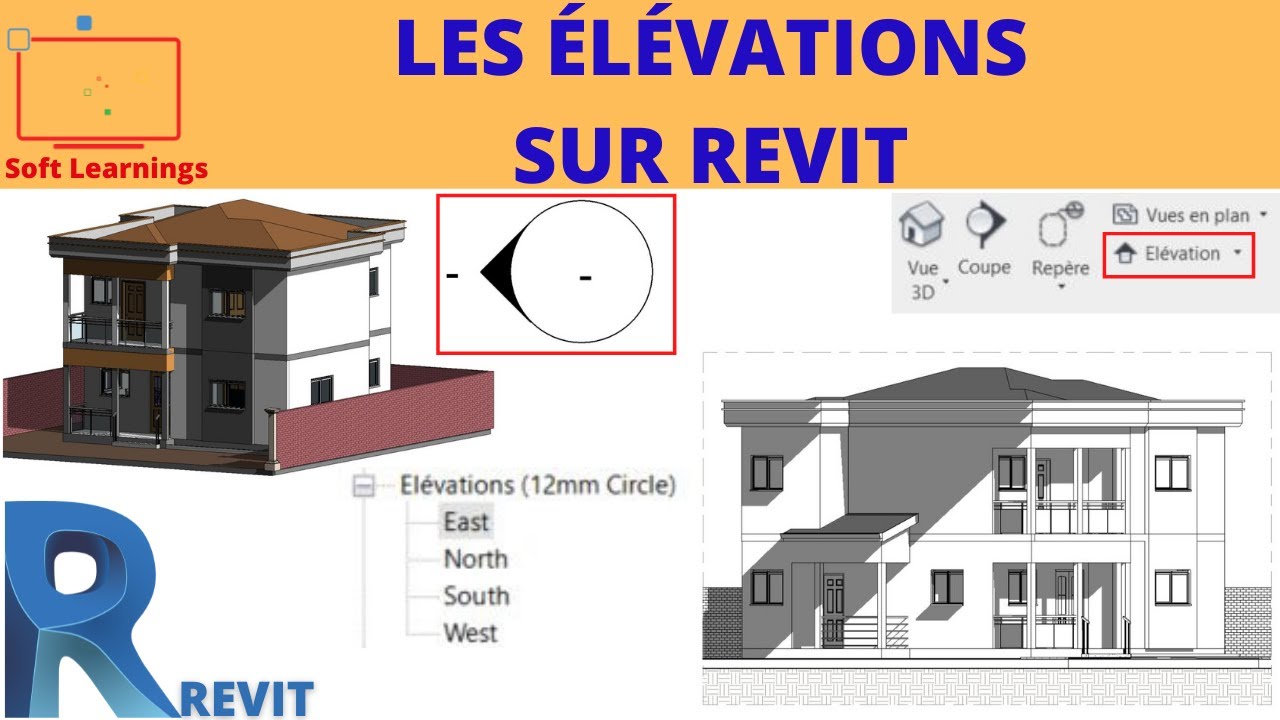 LES ELEVATIONS SUR REVIT