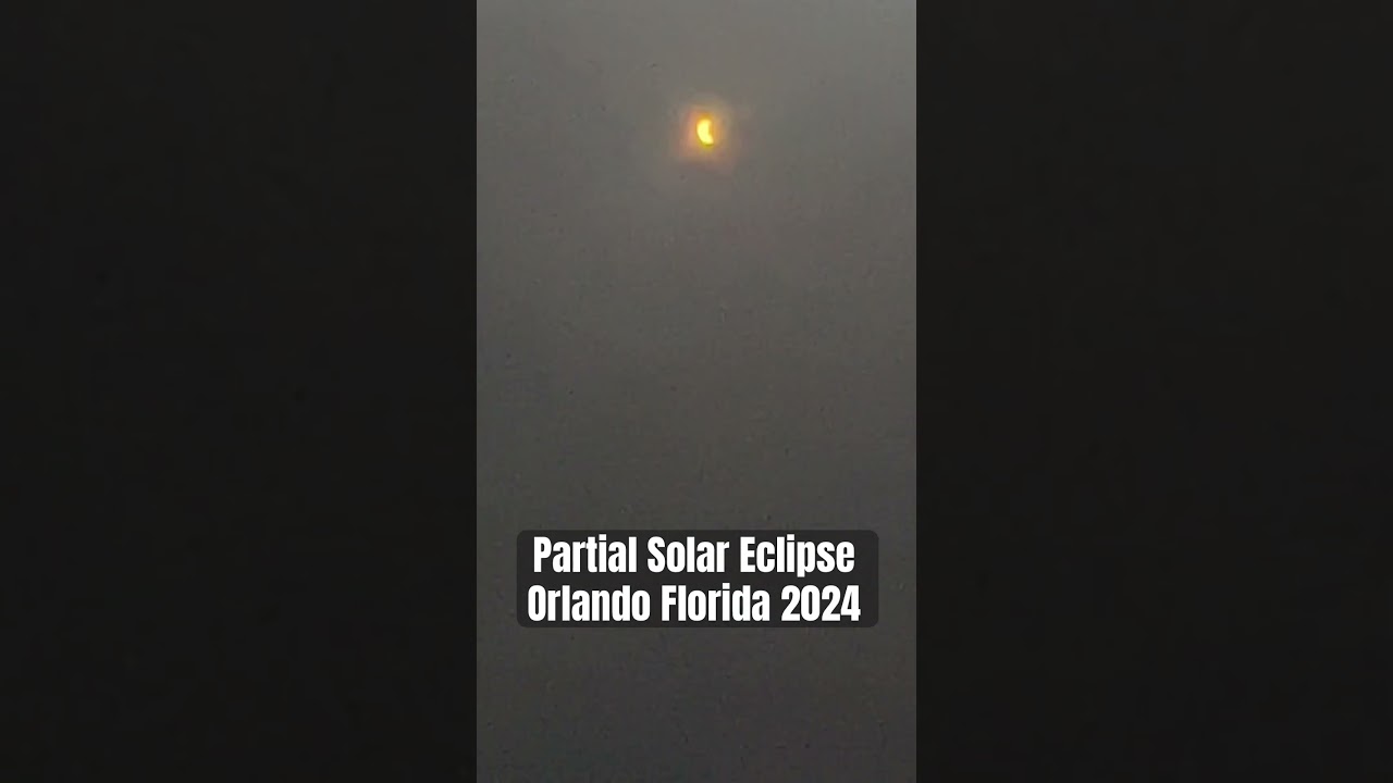 Solar Eclipse 2024 Orlando, Florida #solareclipse #orlandoflorida #spacenerd