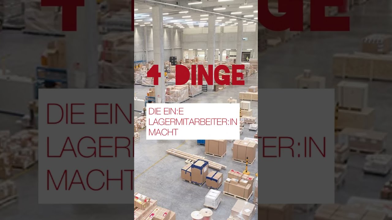 4 Dinge, die ein Lagermitarbeiter macht