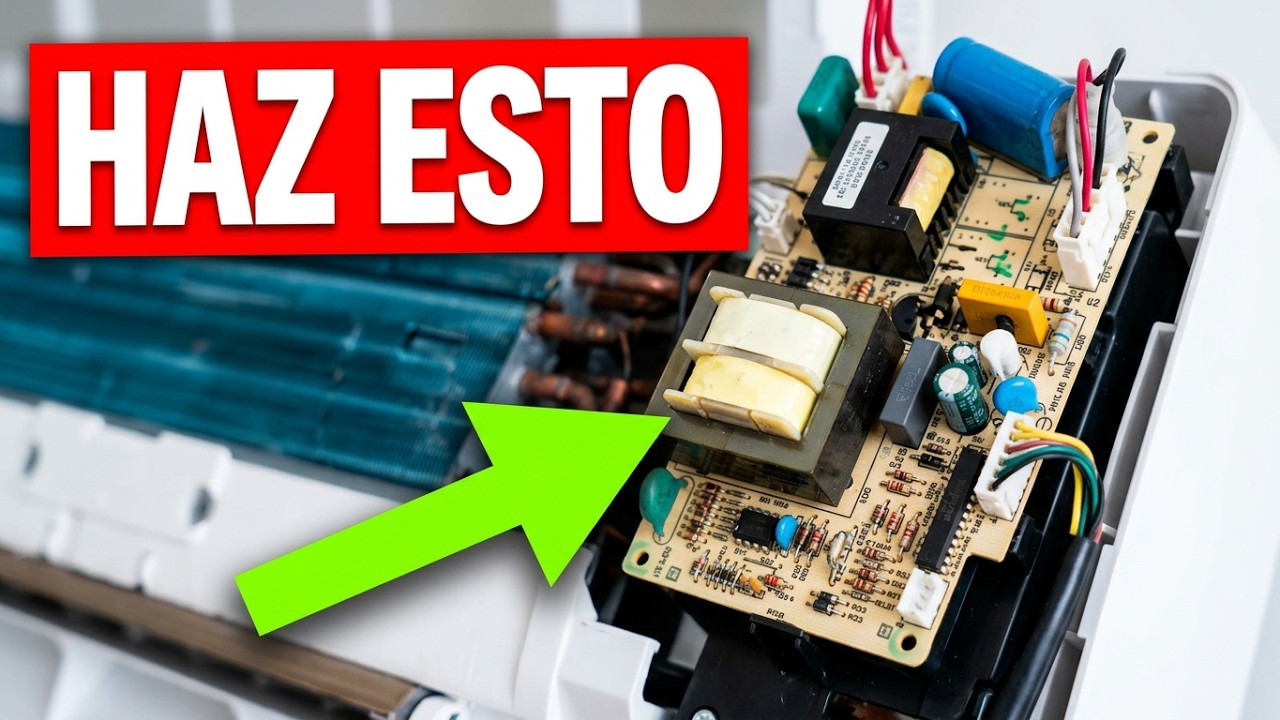 Aire acondicionado no enciende, minisplit no prende 💥 No funciona - Transformador