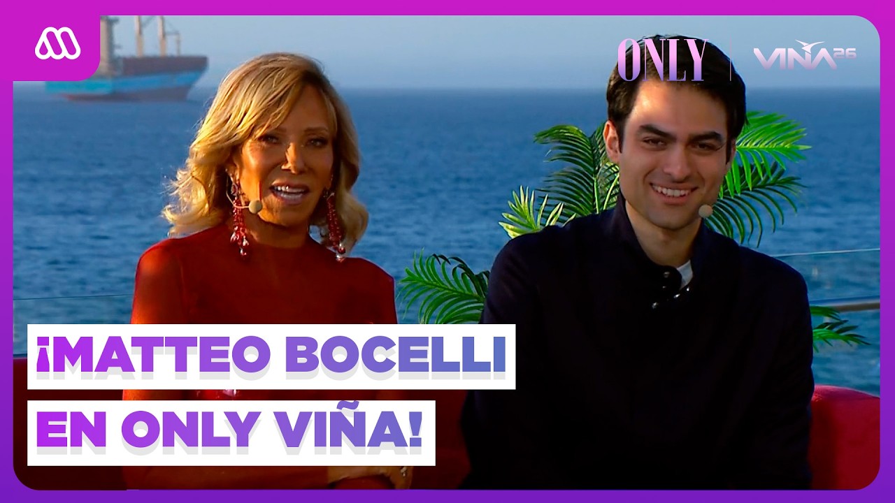 ¡Chile lo ama! Matteo Bocelli nos acompaña en Only Viña