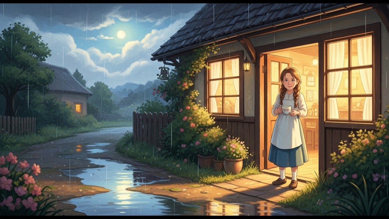 A Rainy Evening in Our Village Home | Cozy ASMR Slow Living Story
