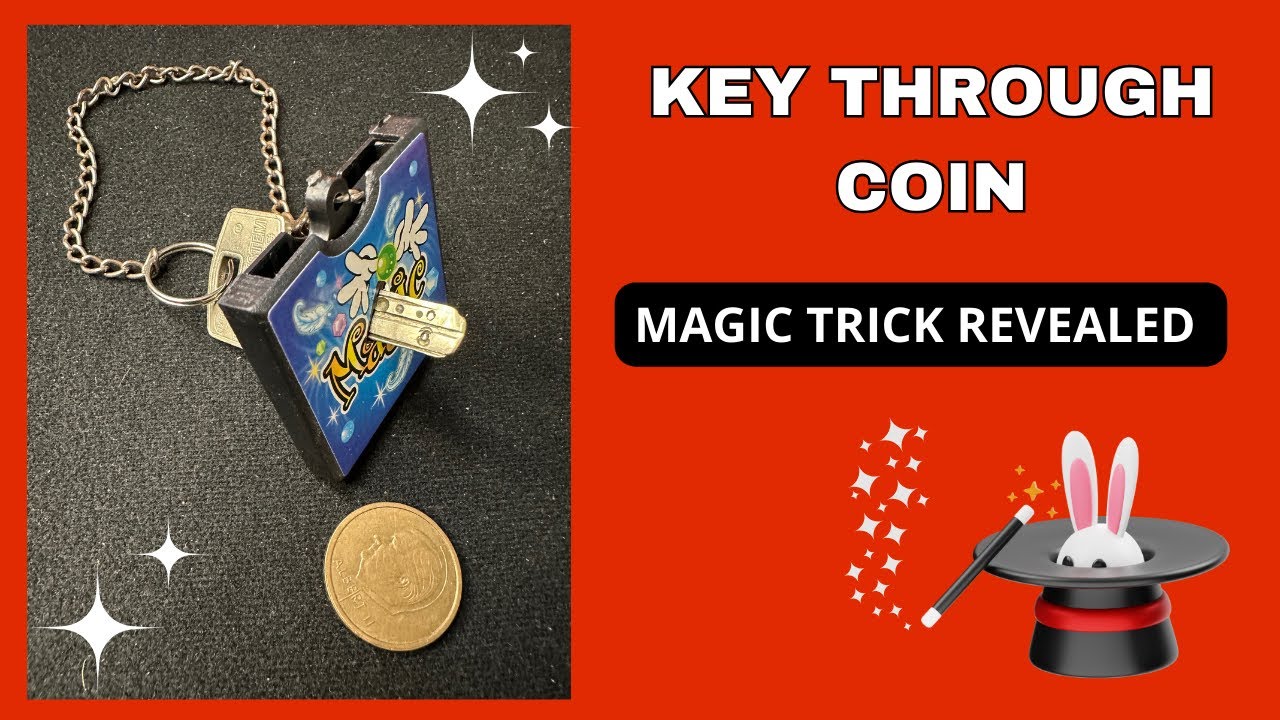 KEY THROUGH COIN MAGIC TRICK REVEALED 🎩🪄