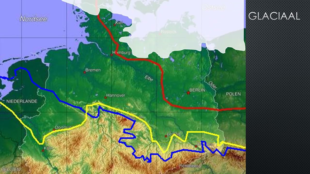 Landschappen   Nederland in pleistoceen