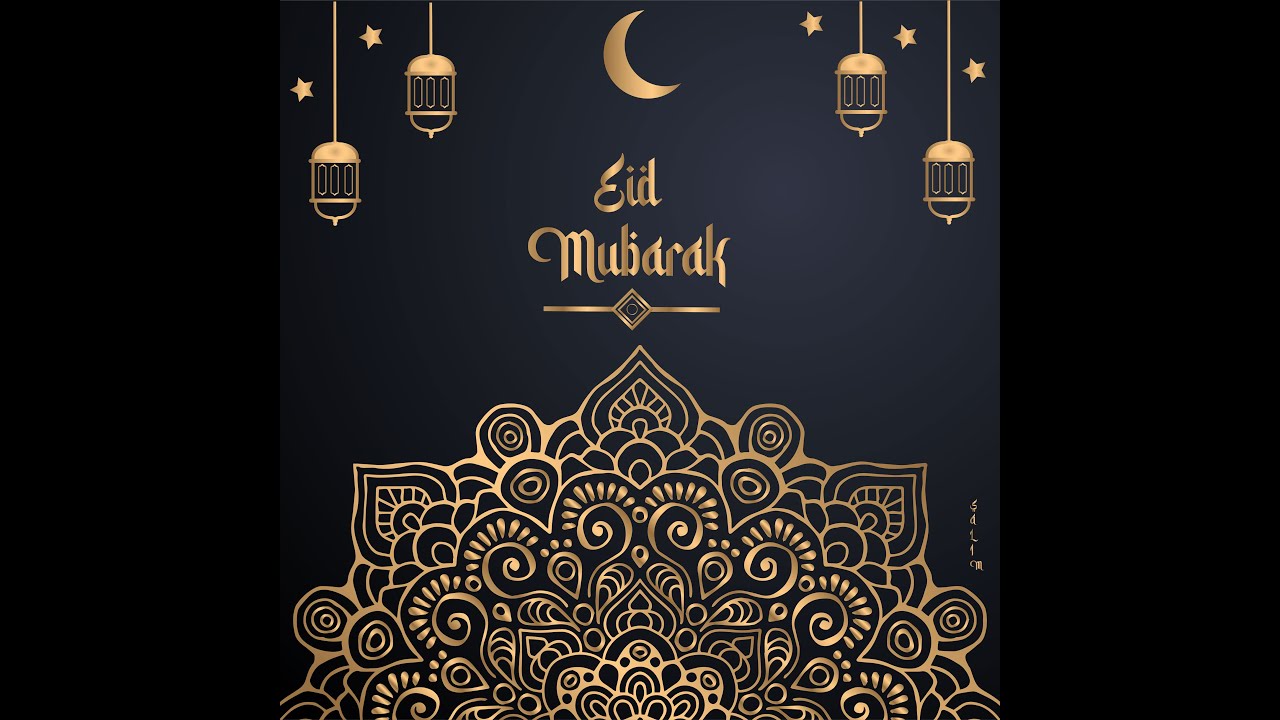 Quick Instagram || Eid Mubarak Poster Design || Abode illustrator 2021