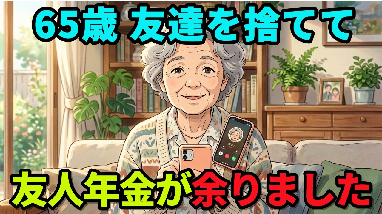 【60代の決断】年金を食い潰す「貧乏神」な友人を捨てました。孤独こそ最強の節約です。