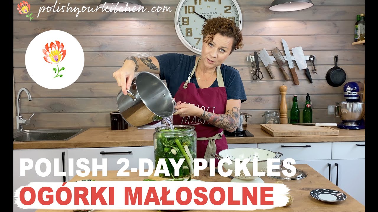 Polish pickles - OGÓRKI MAŁOSOLNE - ready in 2 days - how to make Polish food.