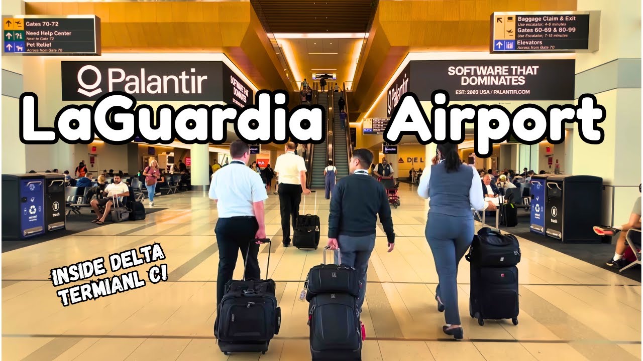Inside New York City's MOST IMPRESSIVE Airport | FULL TOUR LaGuardia Airport Terminal C
