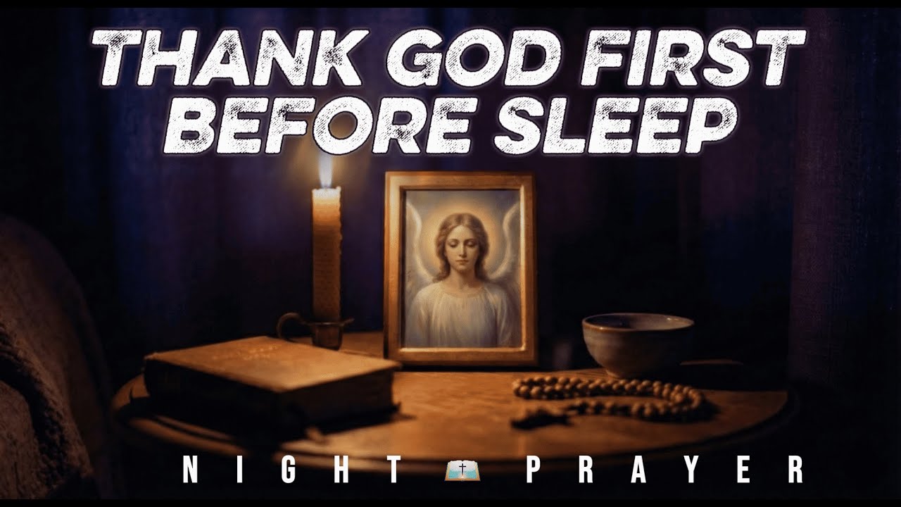 THANK GOD Before Sleep | A Blessed Night Prayer | Grace Bible