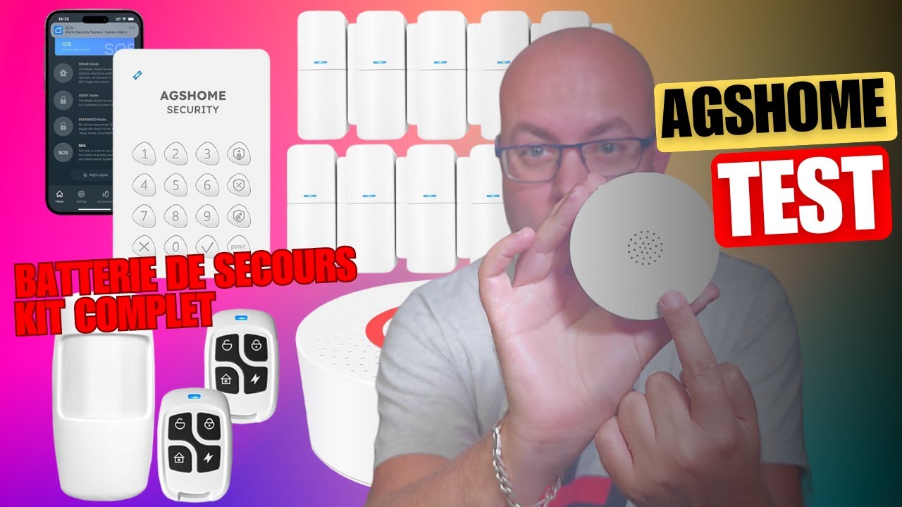 📢KIT D’ALARME TUYA PETIT PRIX avec BATTERIE DE SECOURS et ce n’est pas TOUT ! AGSHOME