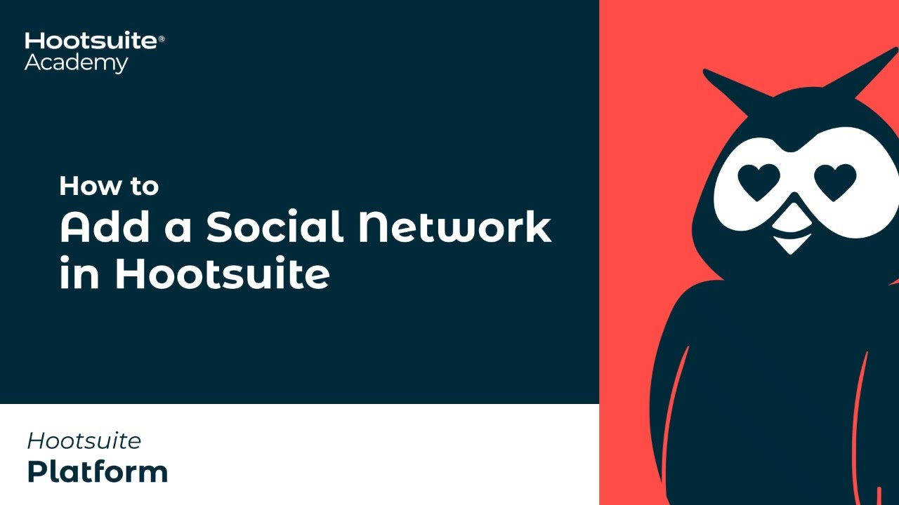 How to Add a Social Network in Hootsuite