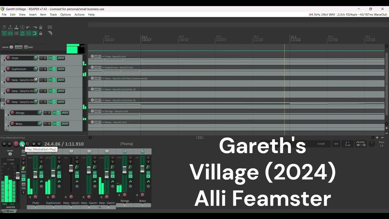 Gareth's Village (2024) by Alli Feamster