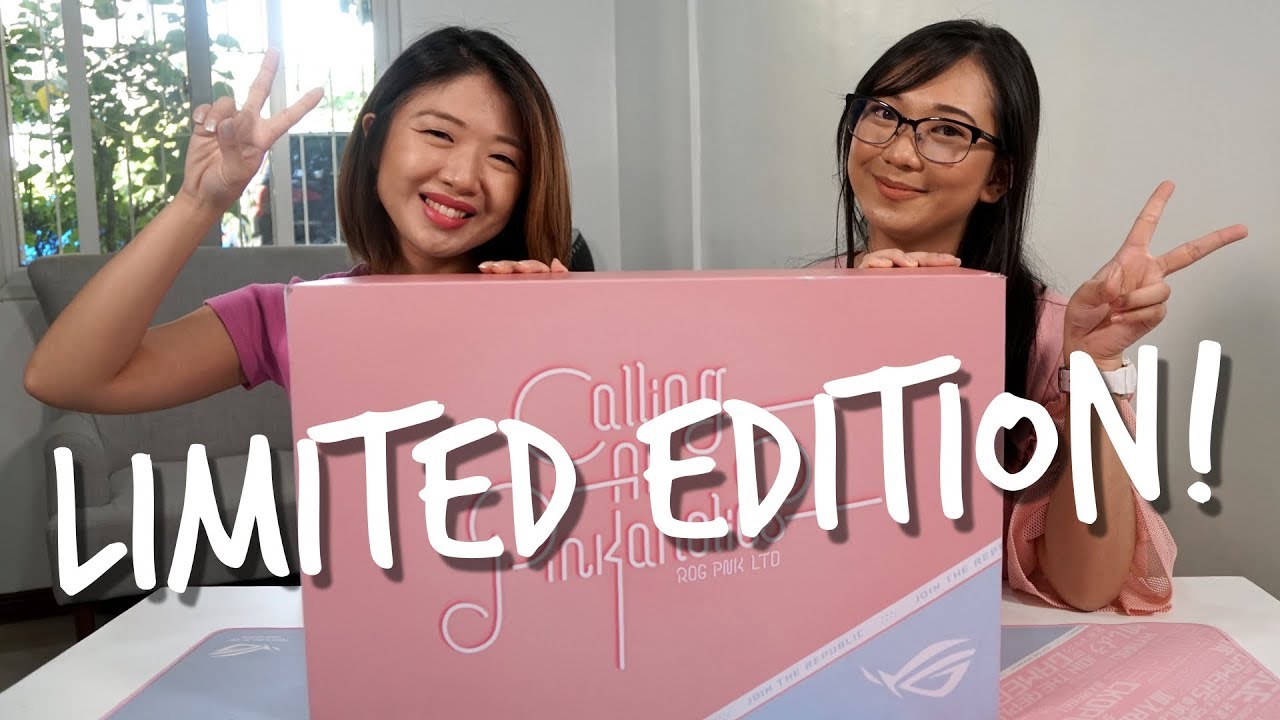 PNK LIMITED EDITION UNBOXING! Asus ROG Goes Pink!