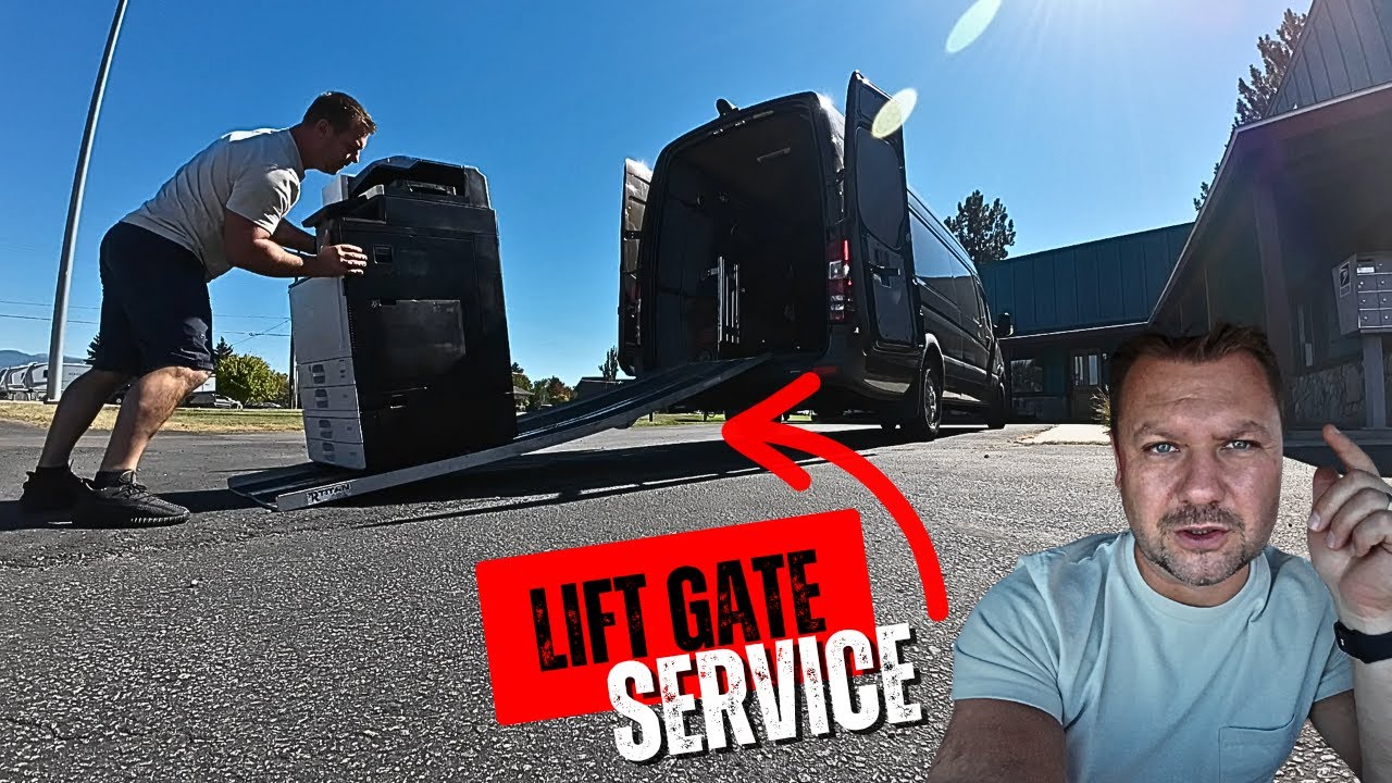 Обслуживание подъемных ворот в фургоне Sprinter
