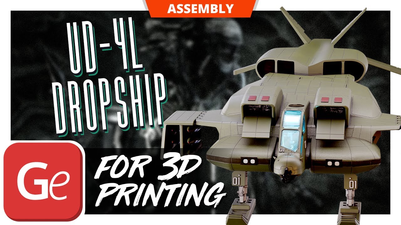 UD-4L Cheyenne Dropship | Version 1.1 | 3D Printing Model | Assembly by Gambody