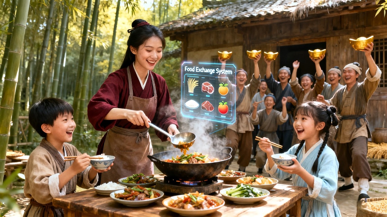 I Time-Traveled to a Famine Year, Unlocked a Food Exchange System & Led My Village to Prosperity!