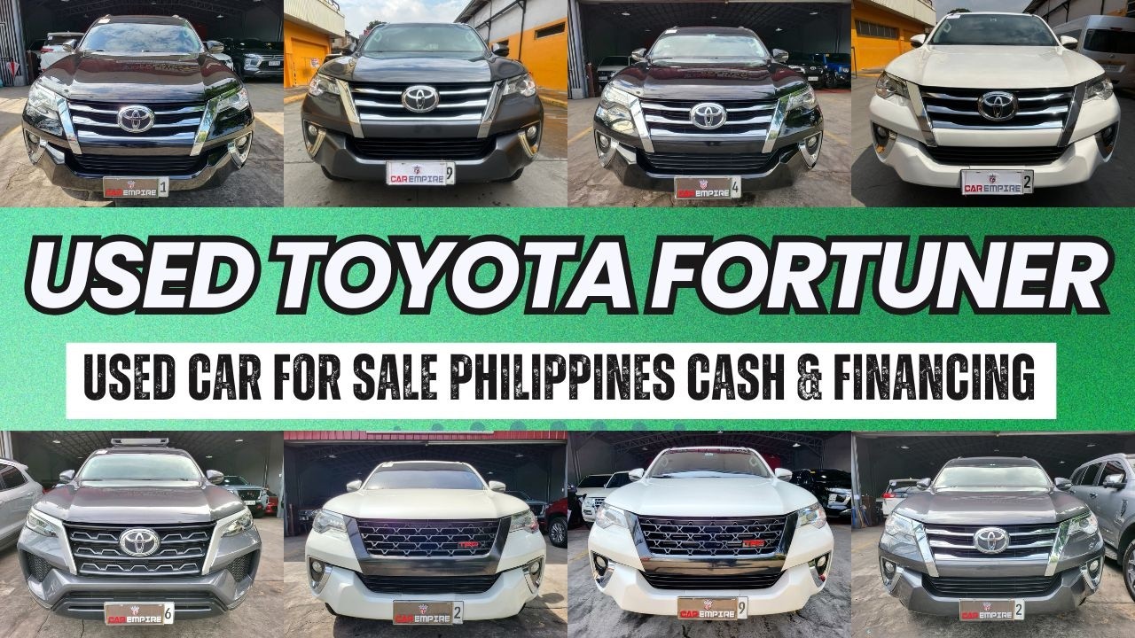 Secondhand Toyota Fortuner For Sale with Price | Segunda Manong Sasakyan para sa Pamilya