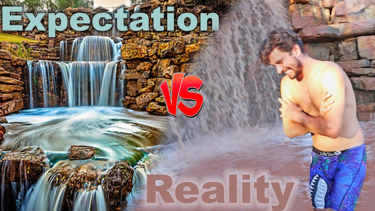 The reality of famous travel destinations....