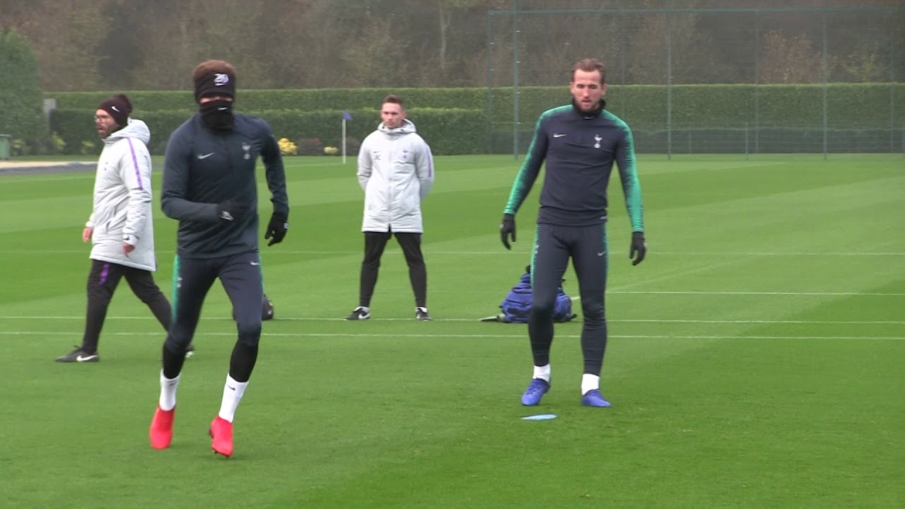 Tottenham Training  pre Inter Milan