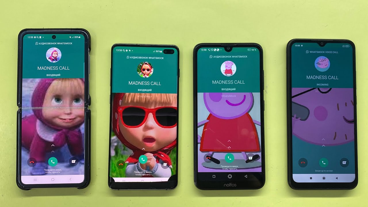 FAKE WHATSAPP INCOMING CALL Vs FAKE INCOMING CALL SAMSUNG LG VIVA HUAWEI