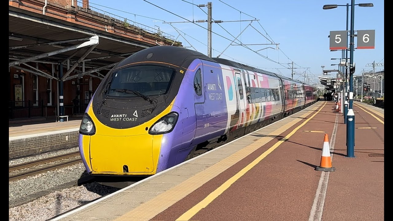 Pendolino 390119 Avanti West Coast Progress Pride Livery