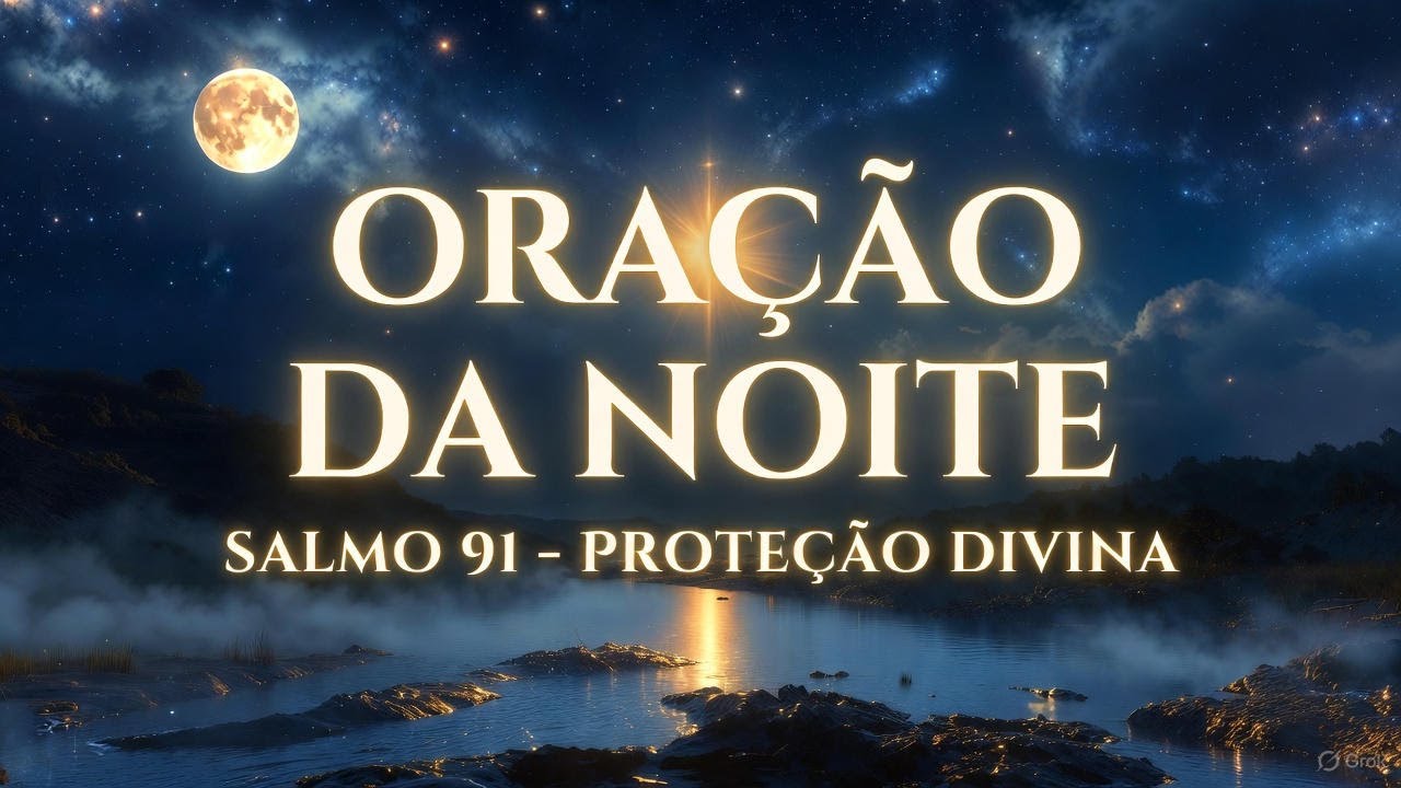 ORAÇÃO DA NOITE – Salmo 91 | Descanse no Senhor e durma em paz sob a proteção divina 🌙🙏