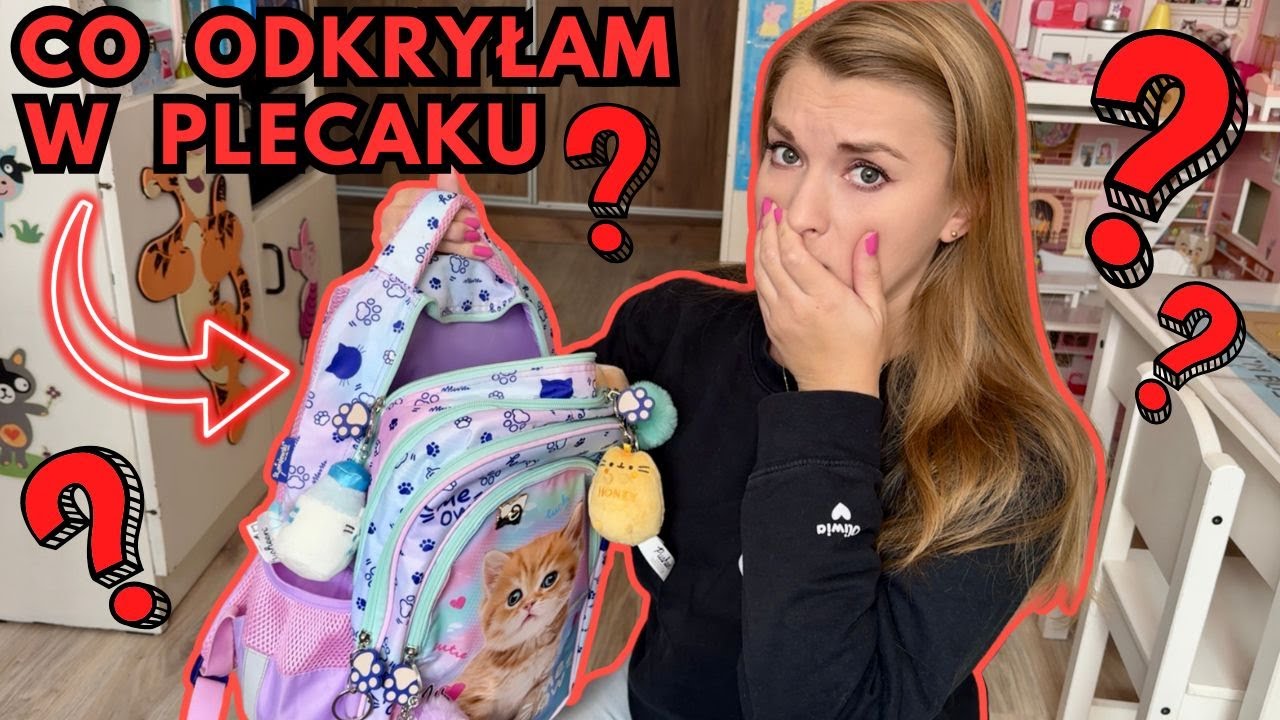 Zgubiłam laptopa🙈 Co znalazłam w plecaku Oliwii?😱