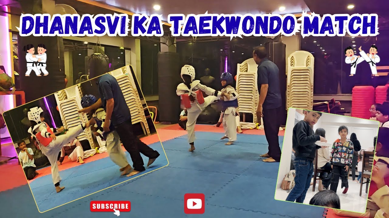 Dhanasvi Ka Taekwondo Match 😱 | Unbelievable Taekwondo Moves |🥋 Girl Power & Best Fight |