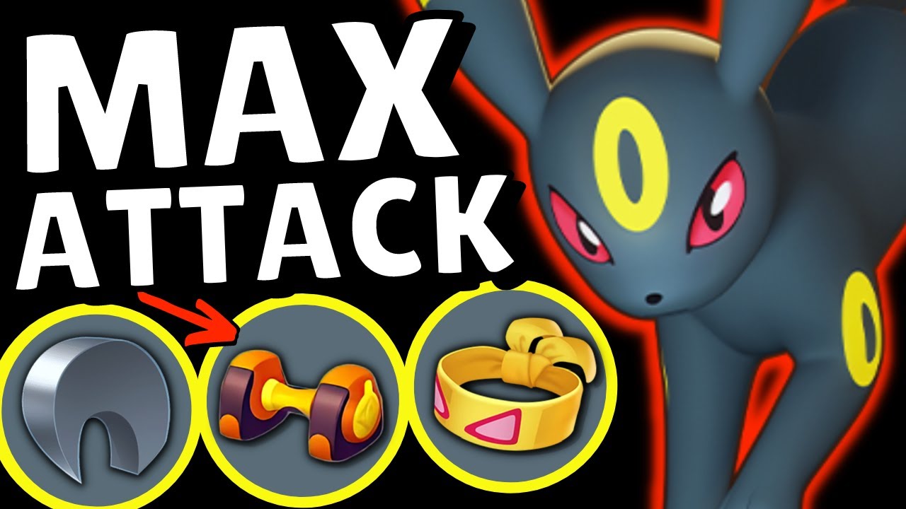 IS THIS CRAZY? MAXIMUM ATTACK UMBREON BUILD! | Pokemon Unite