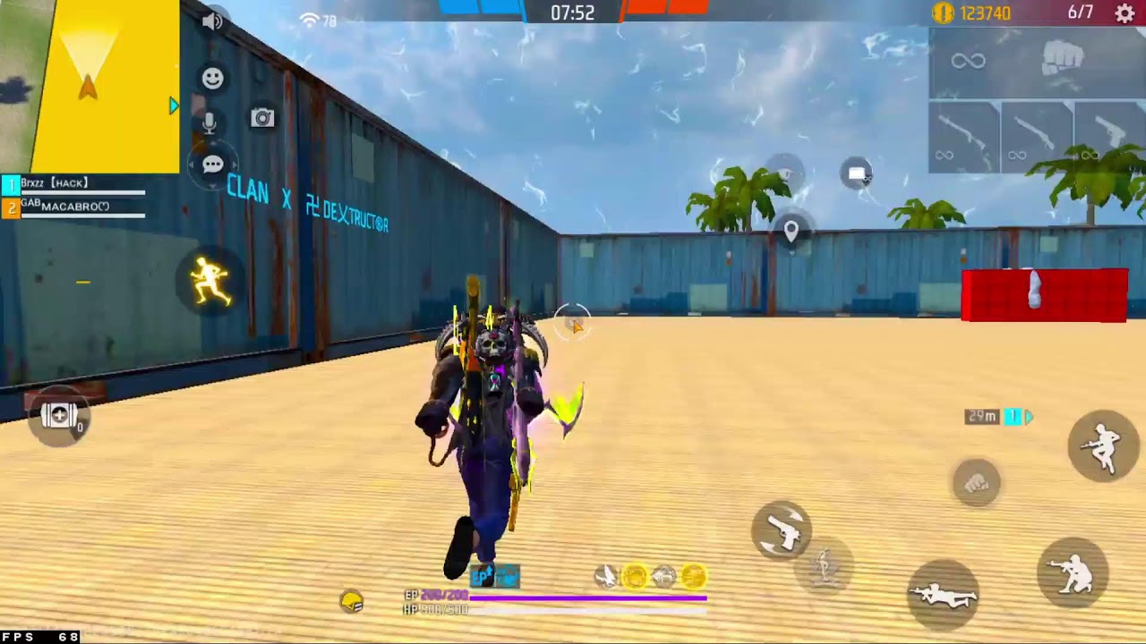FREE FIRE PROBANDO SENSI PC  - Gameplay Rx 560 4G DDR5