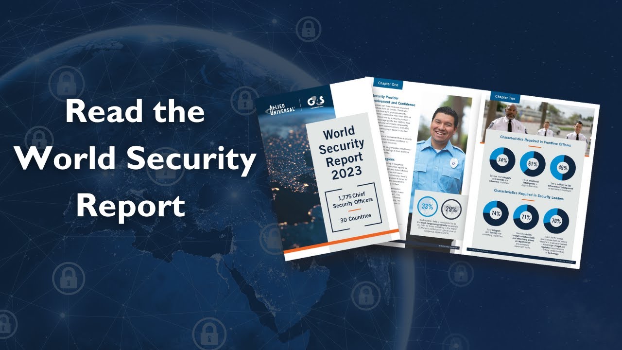 An Introduction to the World Security Report from our CEO and Executive Chairman