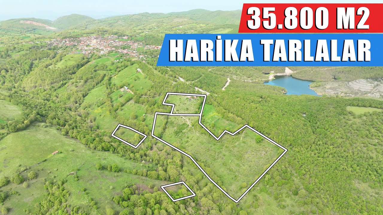 1864- GÖNEN'DE ASFALTA YAKIN 35.800 M2 İÇİNDE DAM OLAN HARİKA TARLALAR
