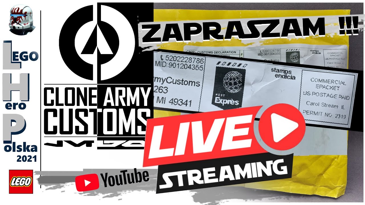 🔴LIVE LEGO Clone Army Custom - LIVE !!! - 