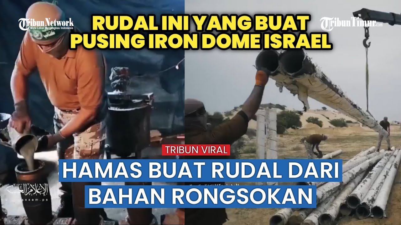 Inilah Roket Murahan Buatan Hamas dari Pipa yang Berhasil Tembus & Hancurkan Iron Dome Israel