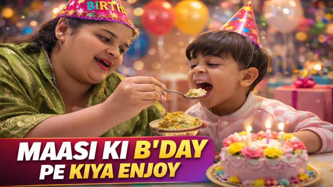 💕 Maasi ka Birthday = Family Time