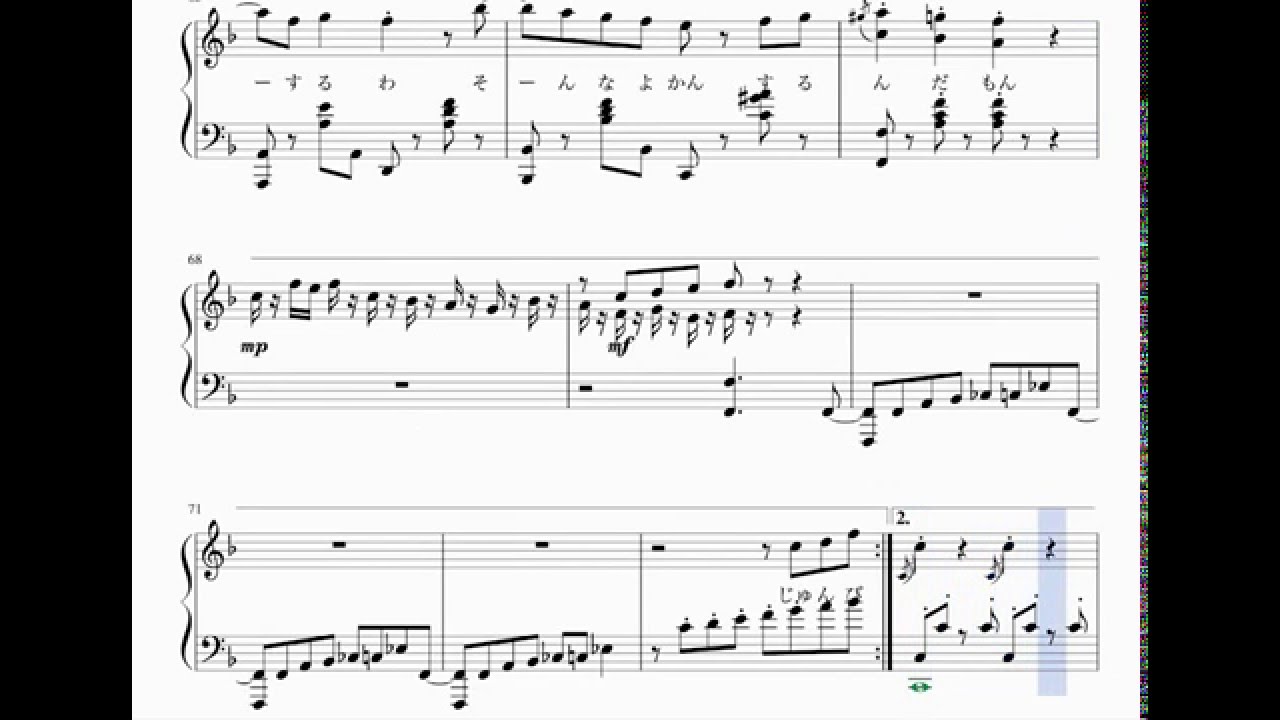 【ピアノ楽譜】アップルパイ・プリンセス