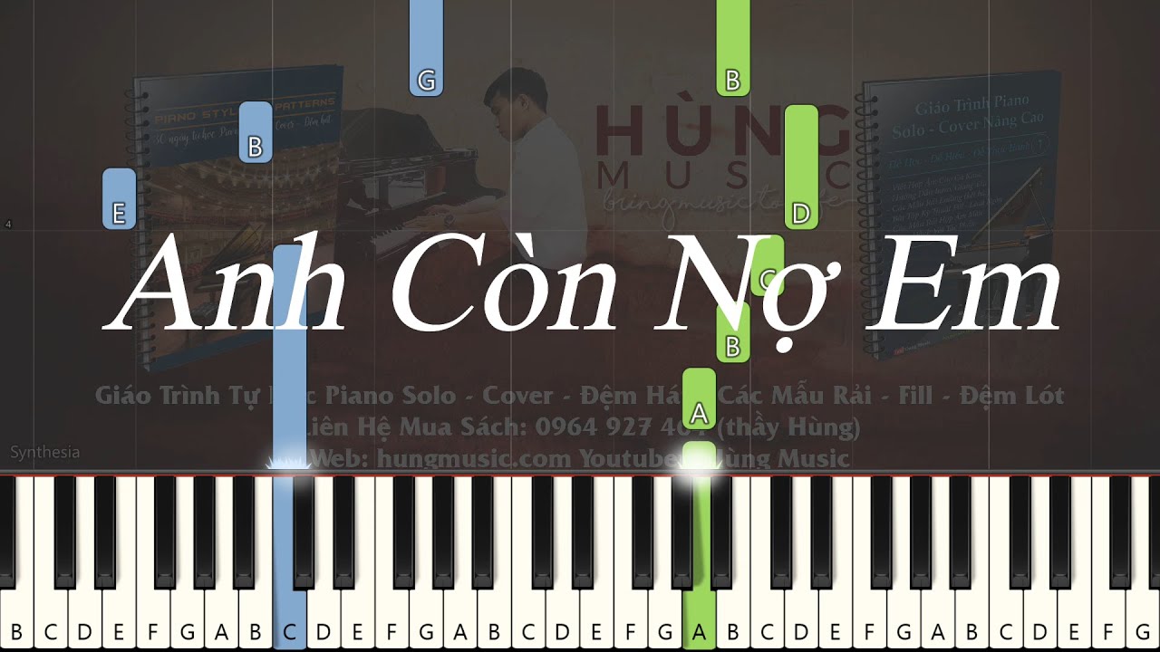 Anh Còn Nợ Em Piano - Nhạc Bất Hủ Việt Nam Tập 2 - Hùng Music