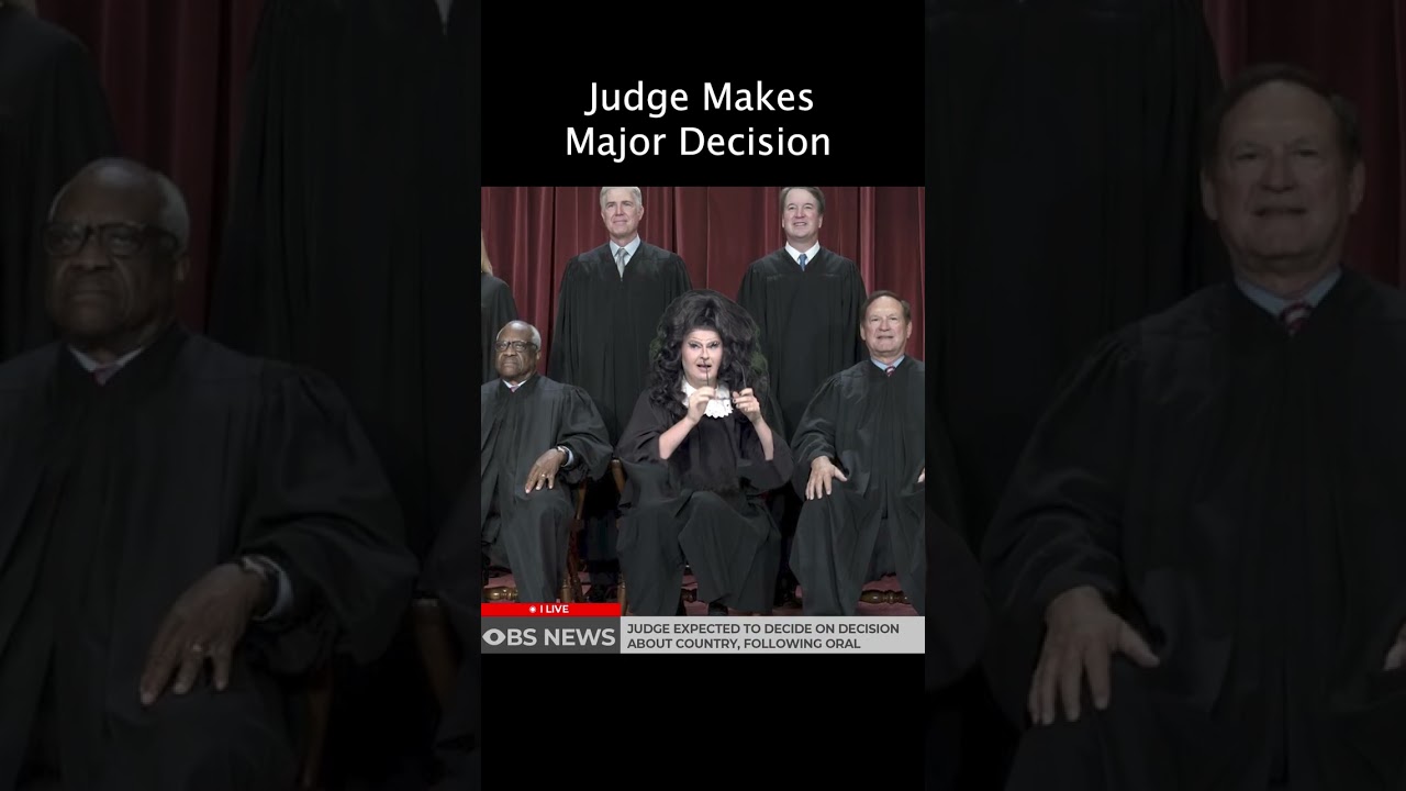 Judge Makes Major Decision (Judge Mental Court Announcement #5) #satire #politics #scotus