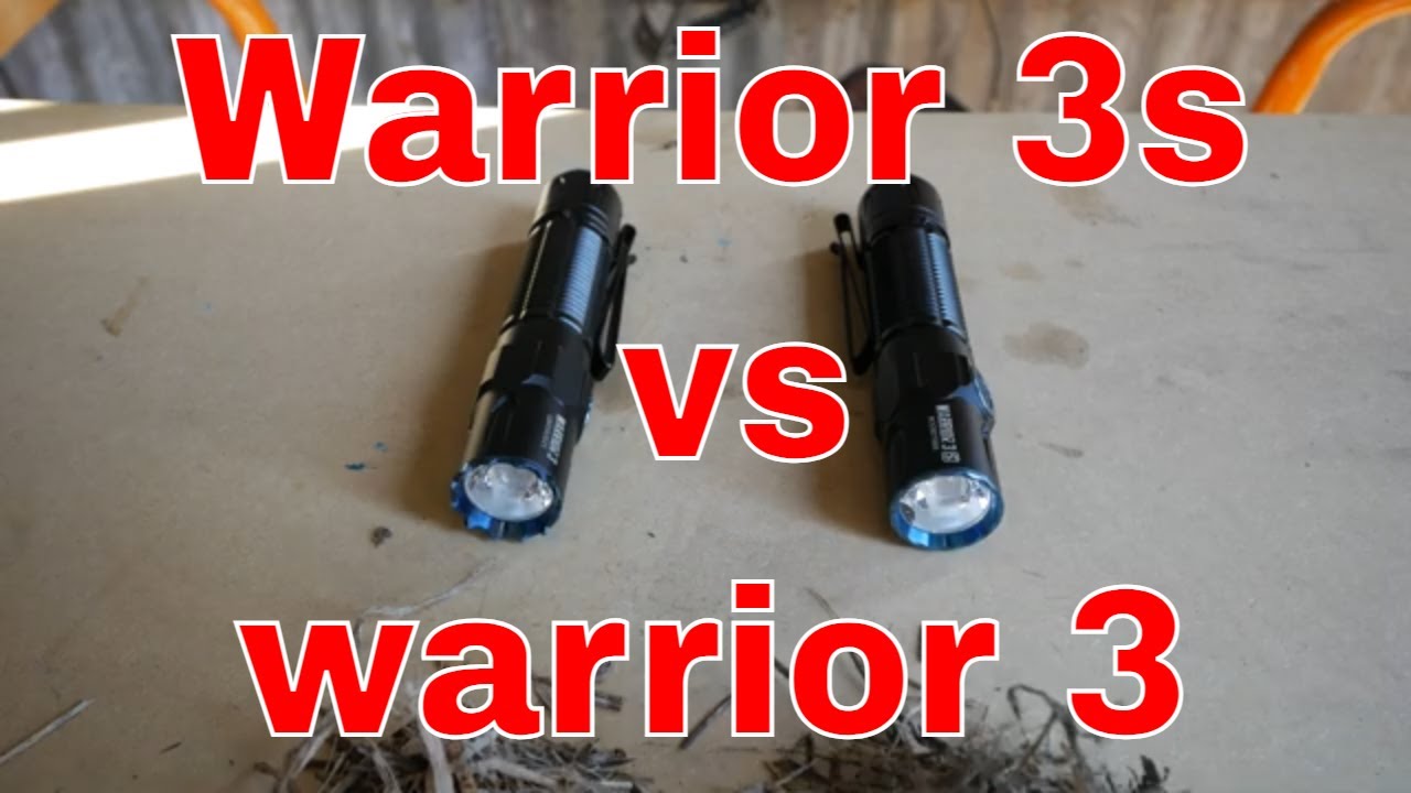 Olight warrior 3s vs warrior 3