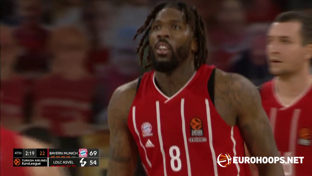FC Bayern Munich - LDLC ASVEL Villeurbanne 76-62: Jalen Reynolds (17 points, 11 rebounds)