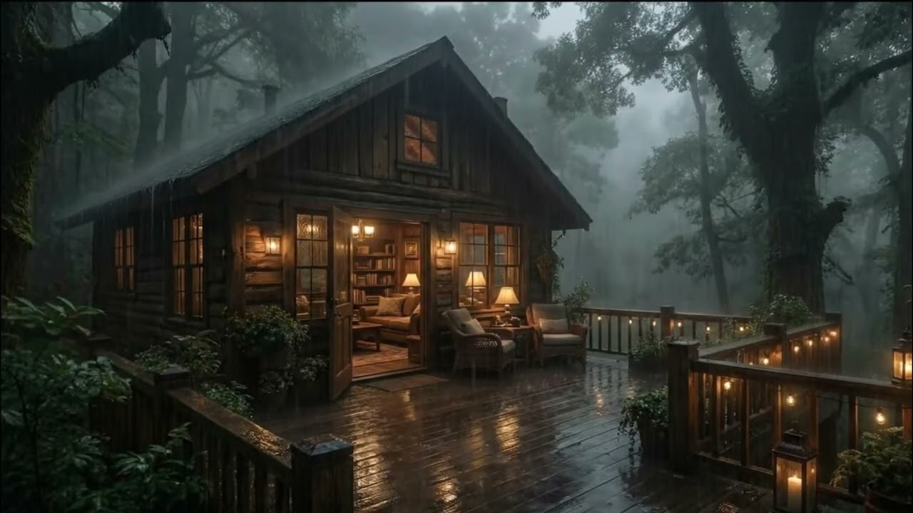 Escape the Chaos: The Ultimate Rainy Forest Cabin Retreat