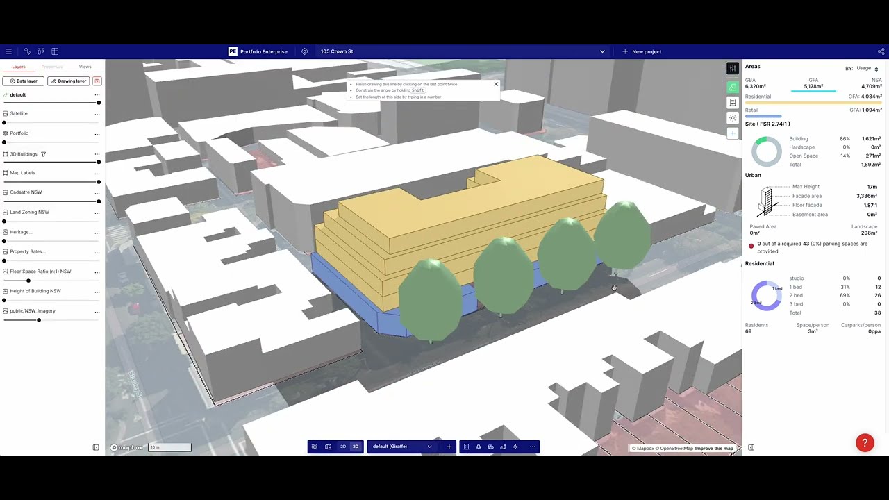 Residential feasibility with Giraffe