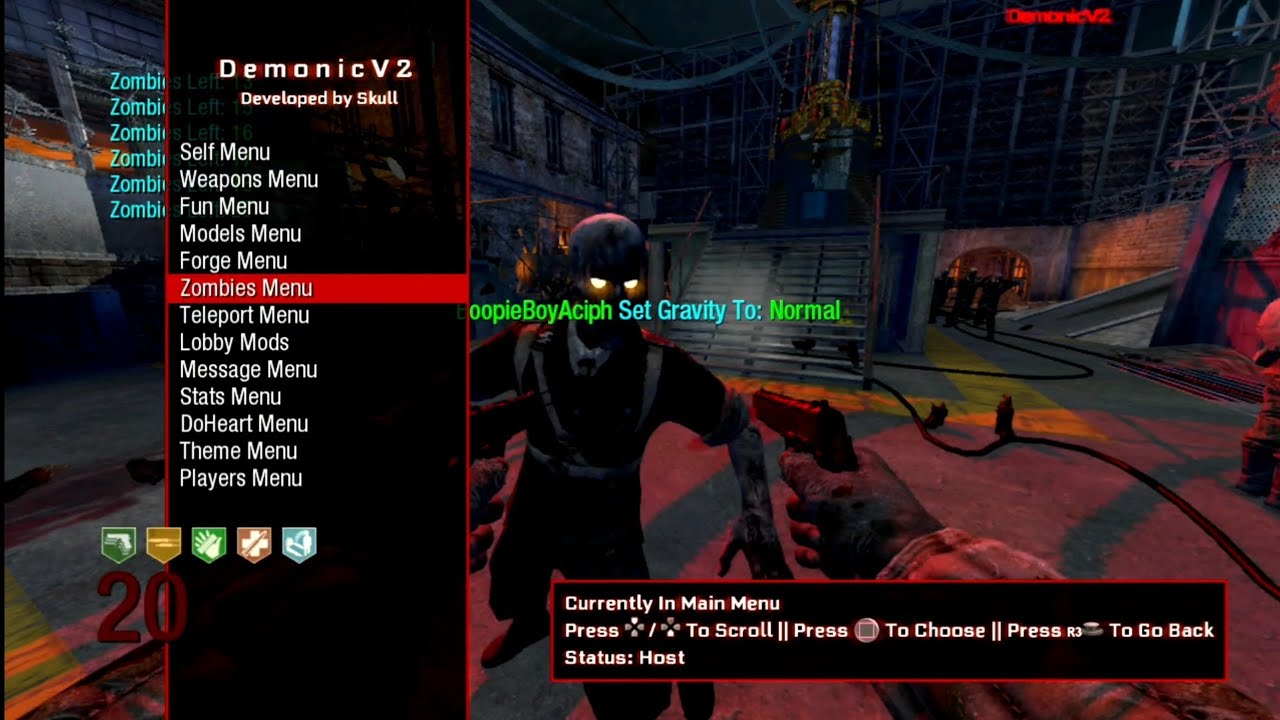 BO1 | 1.13 | Demonic V2 | Zombies | SPRX Mod Menu | (PS3) | (+Download)